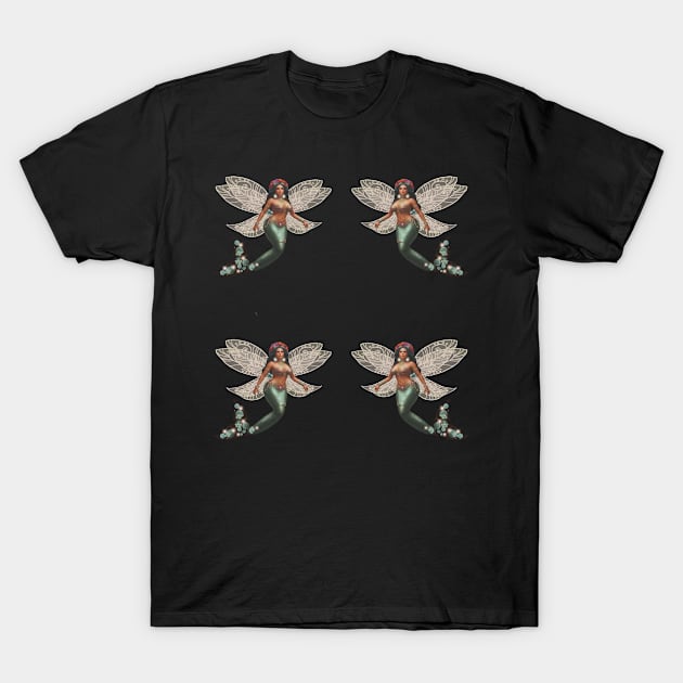 Fairies and Latina Sirenas T-Shirt by MGRCLimon